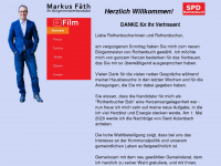 markus-faeth.de Webseite Vorschau