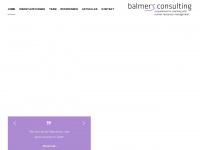 balmersconsulting.ch Webseite Vorschau