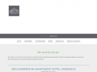 apartment-hotel-lindeneck.de Webseite Vorschau
