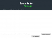 sacha-szabo.de Webseite Vorschau