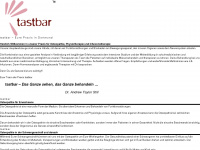tastbar.info Webseite Vorschau