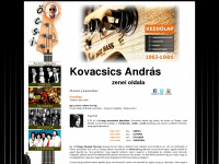 kovacsics.hu Webseite Vorschau