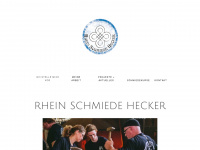rhein-schmiede-hecker.de Webseite Vorschau