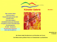 kuenstler-galerie.at Webseite Vorschau