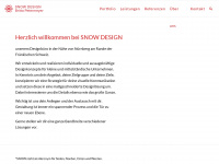 snow-design.de Webseite Vorschau