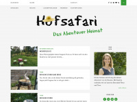 hofsafari.de Webseite Vorschau