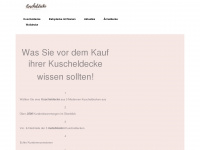 kuscheldecke24.net Webseite Vorschau