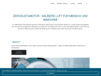 zerodust4motor.de Webseite Vorschau