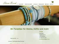 stein-reich.ch Webseite Vorschau