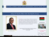 malawi-embassy.de Webseite Vorschau