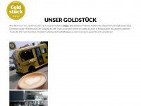 goldstueck.cafe Webseite Vorschau