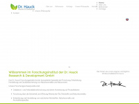 hauck-rd.com Webseite Vorschau