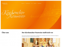 kirchenchor-neuweier.de Webseite Vorschau