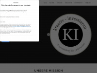 kreativ-investieren.de Webseite Vorschau