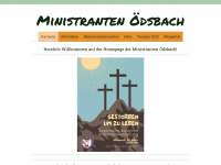 ministranten-oedsbach.de Webseite Vorschau