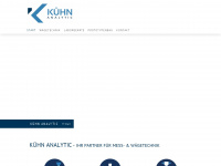 kuehn-analytic.de Webseite Vorschau