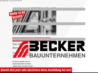 born-to-be-becker.de Webseite Vorschau