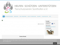 tierschutzverein-sonthofen.de Webseite Vorschau