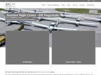 aviationflightcenter.at Webseite Vorschau