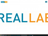 real-lab.de Webseite Vorschau