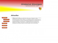 obr-gimmigen.org Webseite Vorschau
