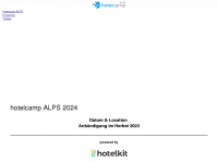 hotelcamp-alps.com Webseite Vorschau