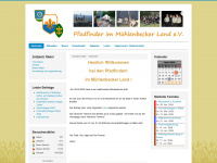 pfadfinder-summt.de Webseite Vorschau
