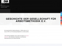 gfa-history.de Webseite Vorschau