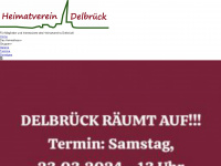 heimatverein-delbrueck.de Webseite Vorschau