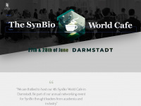 synbioworldcafe.de Webseite Vorschau