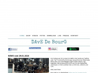 dave-musik.com Webseite Vorschau