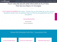 druck-plotservice.de Webseite Vorschau