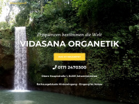 vidasana-organetik.de Webseite Vorschau