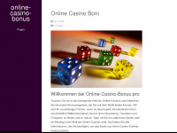 online-casino-bonus.pro Webseite Vorschau