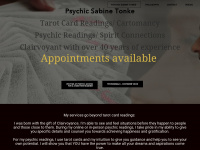 psychic-sabine-tonke.com Webseite Vorschau