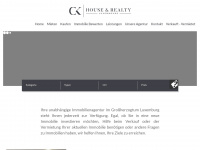 houserealty.lu Webseite Vorschau