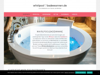 whirlpool-badewannen.de Webseite Vorschau