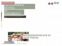 bauernhofurlaub-oesterreich.at Webseite Vorschau