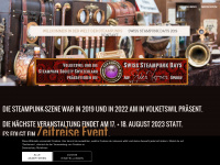 steampunkdays.ch Webseite Vorschau