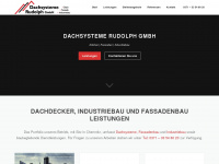 dachsysteme-rudolph.de Webseite Vorschau