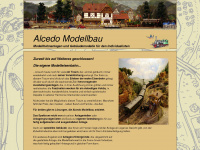 alcedo-modellbau.de Webseite Vorschau