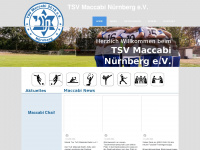 maccabi-nuernberg.de Webseite Vorschau