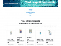 eau-demineralisee.fr Webseite Vorschau