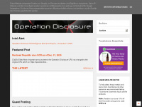 operationdisclosure1.blogspot.com Webseite Vorschau