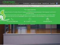 cleansec-services.at Webseite Vorschau