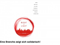 nightoflight.ch Webseite Vorschau