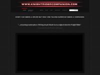 knightridercompanion.com Webseite Vorschau