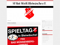 sv-bleiwaesche.de Webseite Vorschau