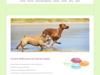 animals-health.de Webseite Vorschau