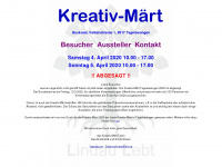 kreativ-maert.ch Webseite Vorschau